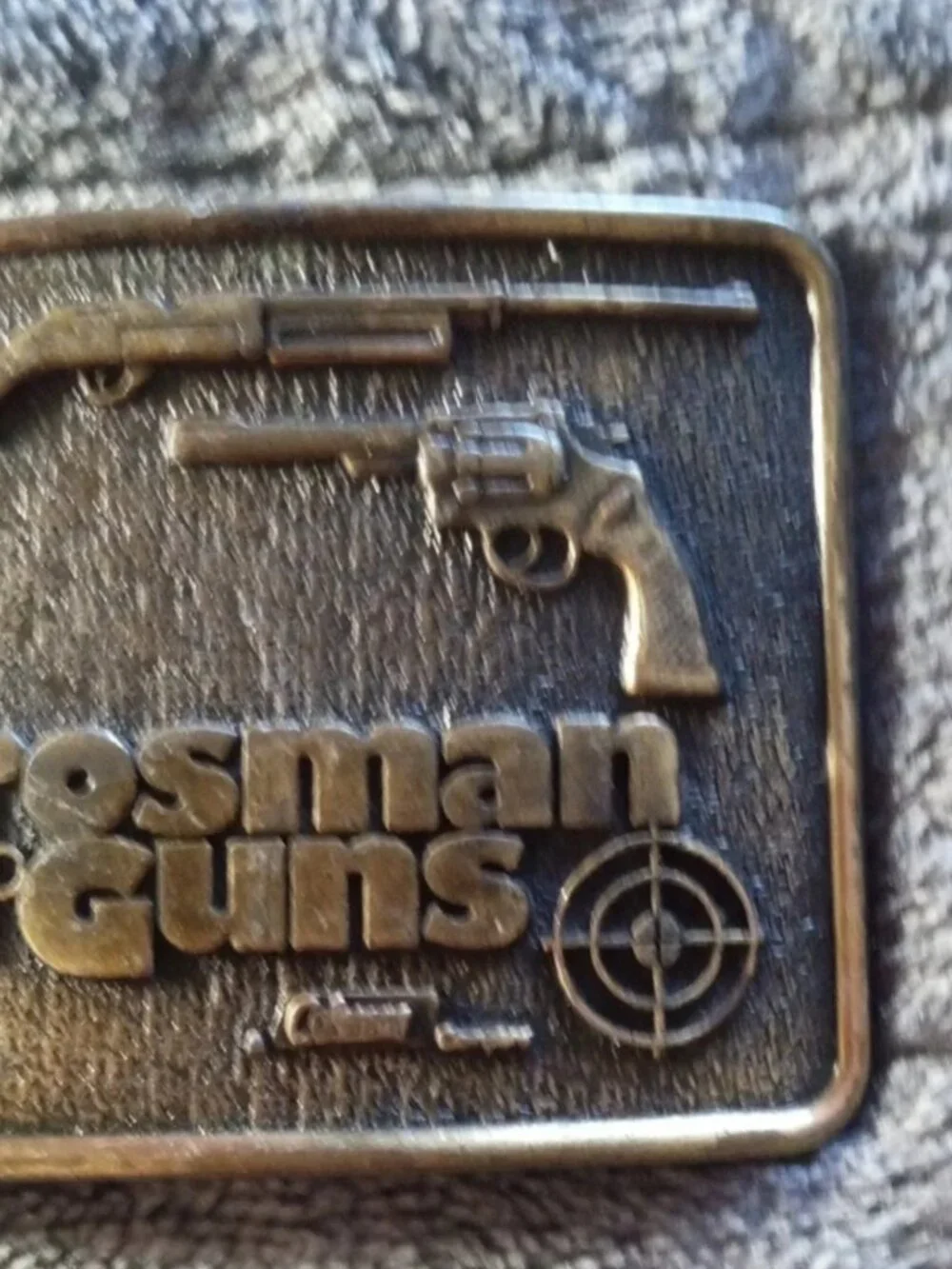Crosman Air Guns Vintage Belt Buckle